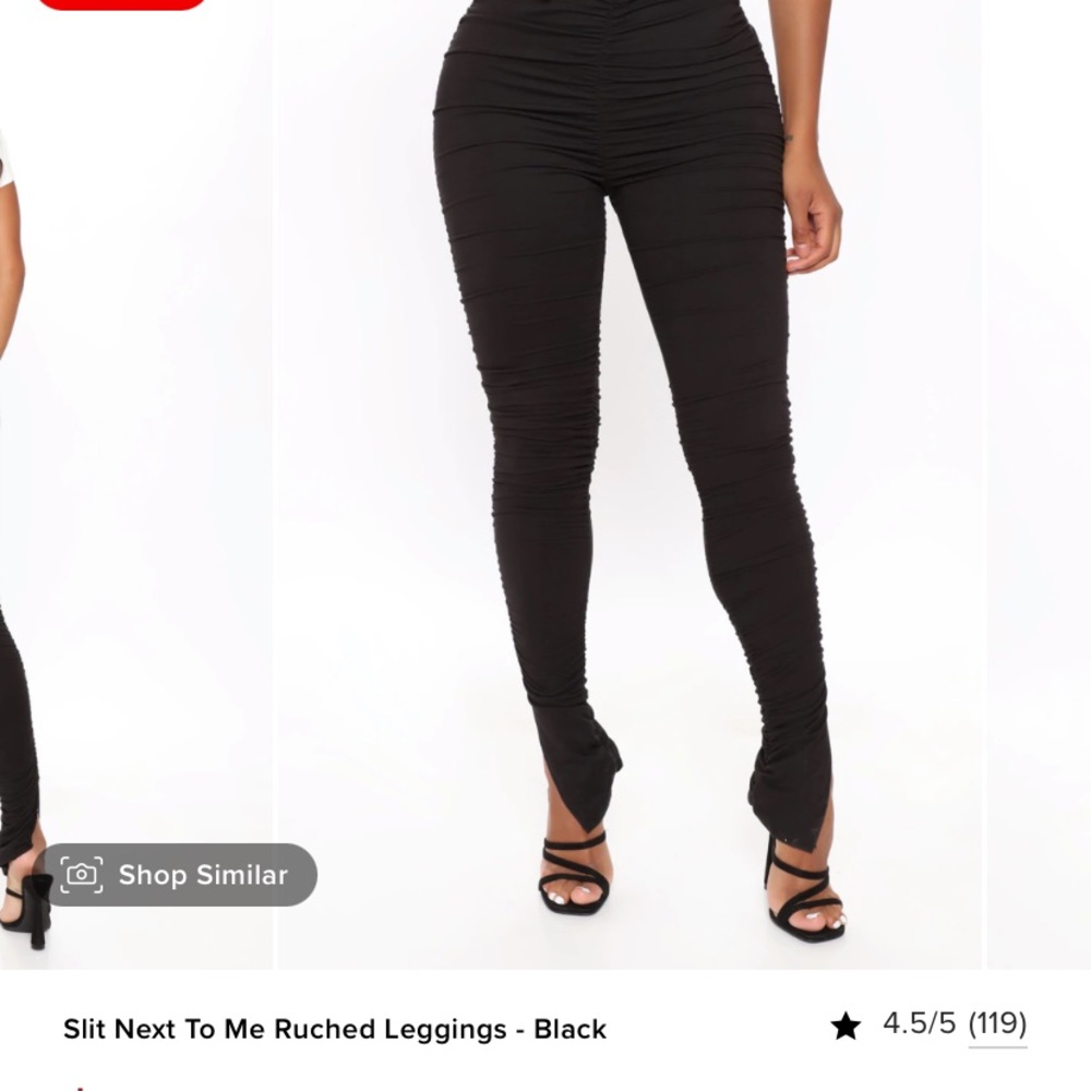 Cute ruched leggings